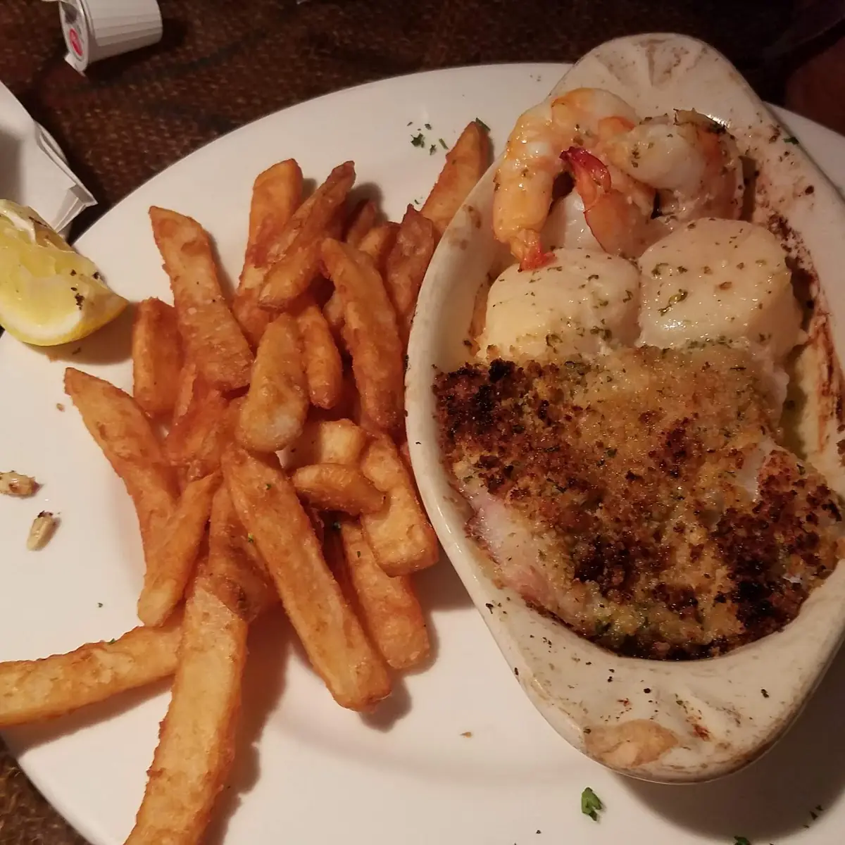 Broiled Seafood Platter