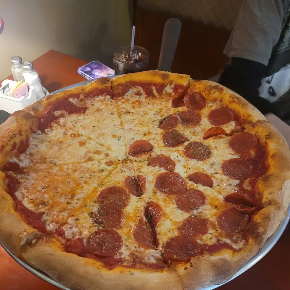 Large Half Cheese and Half Pepperoni