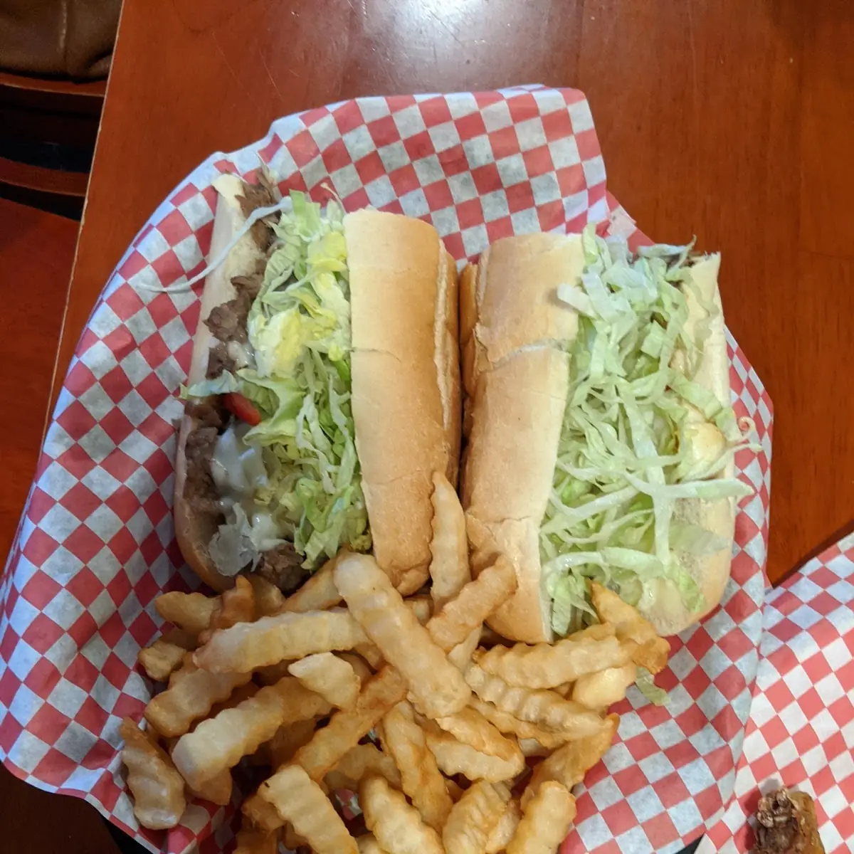 Philly Cheese Steak and Fries