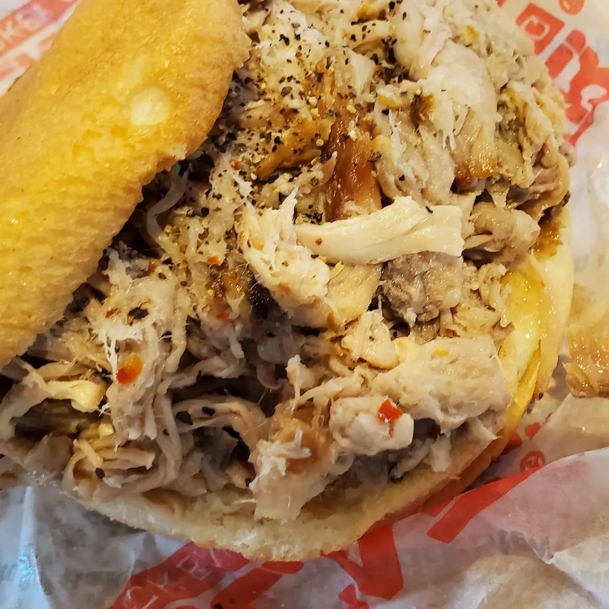 BBQ Chicken Sandwich with Slaw