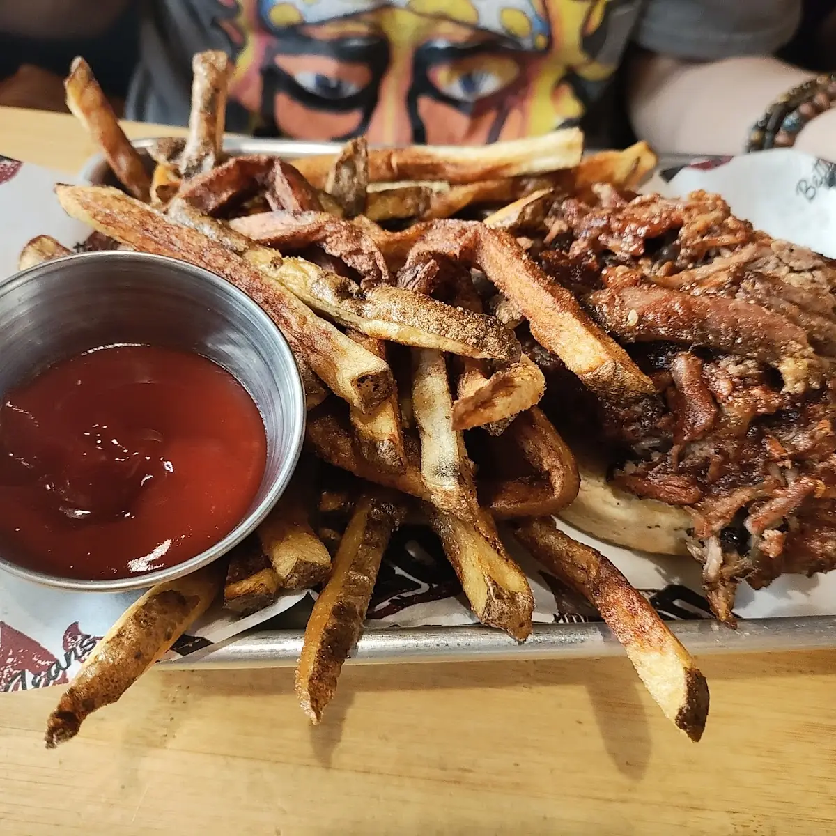 Brisket and French Fries
