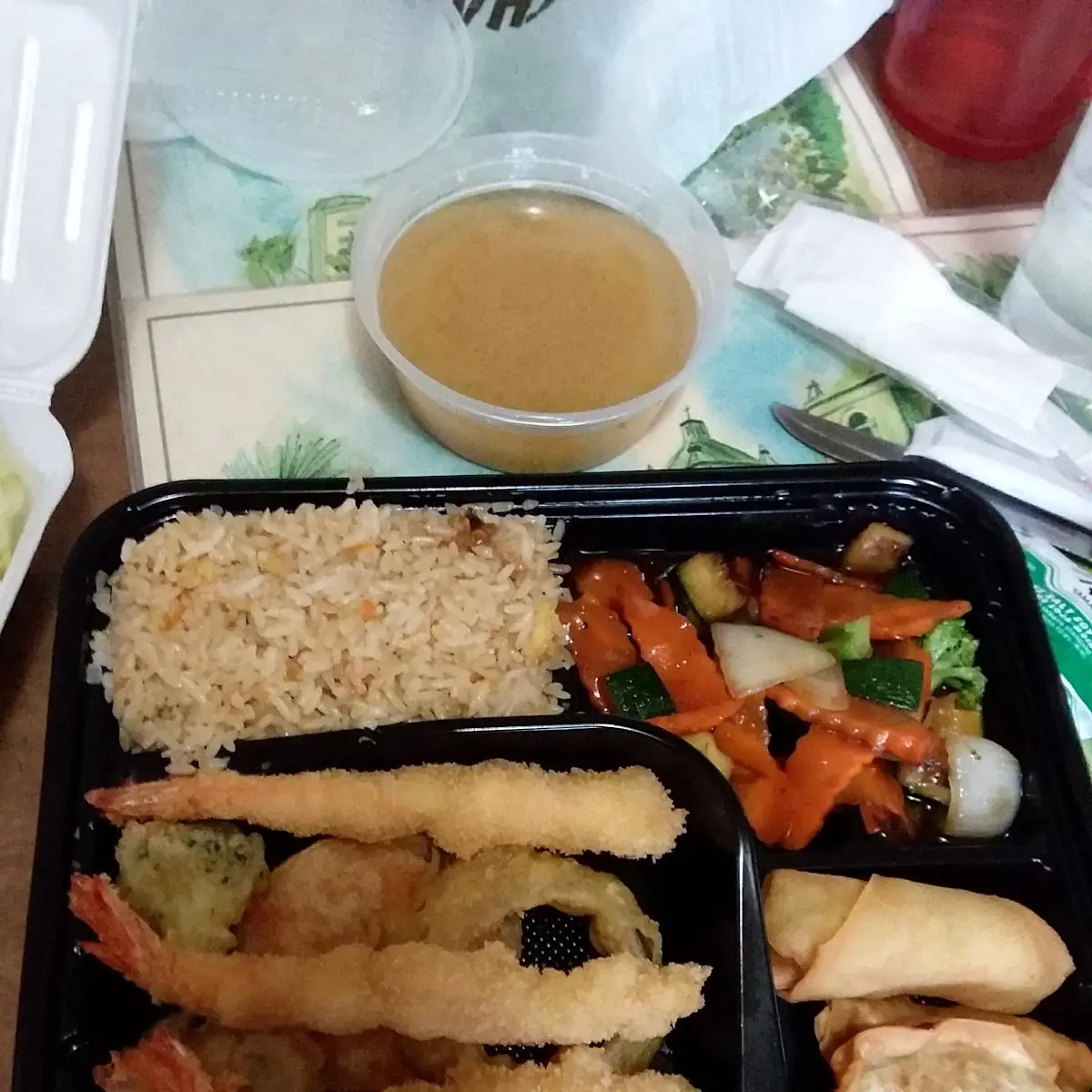 Tempura Shrimp Bento Box