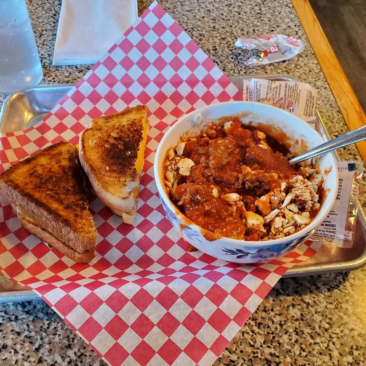 Grilled Cheese and Chili