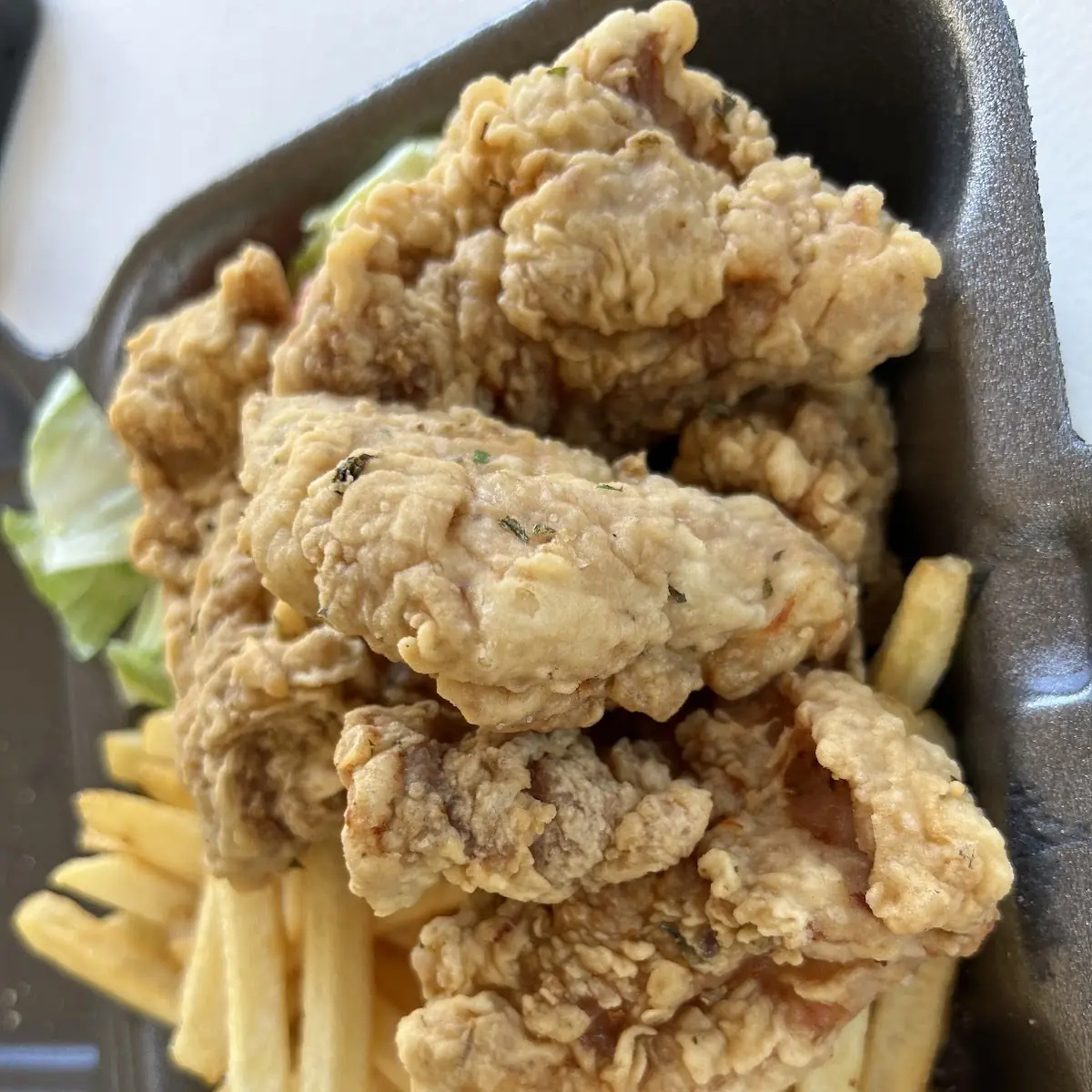 French Fries with Chicken Strips