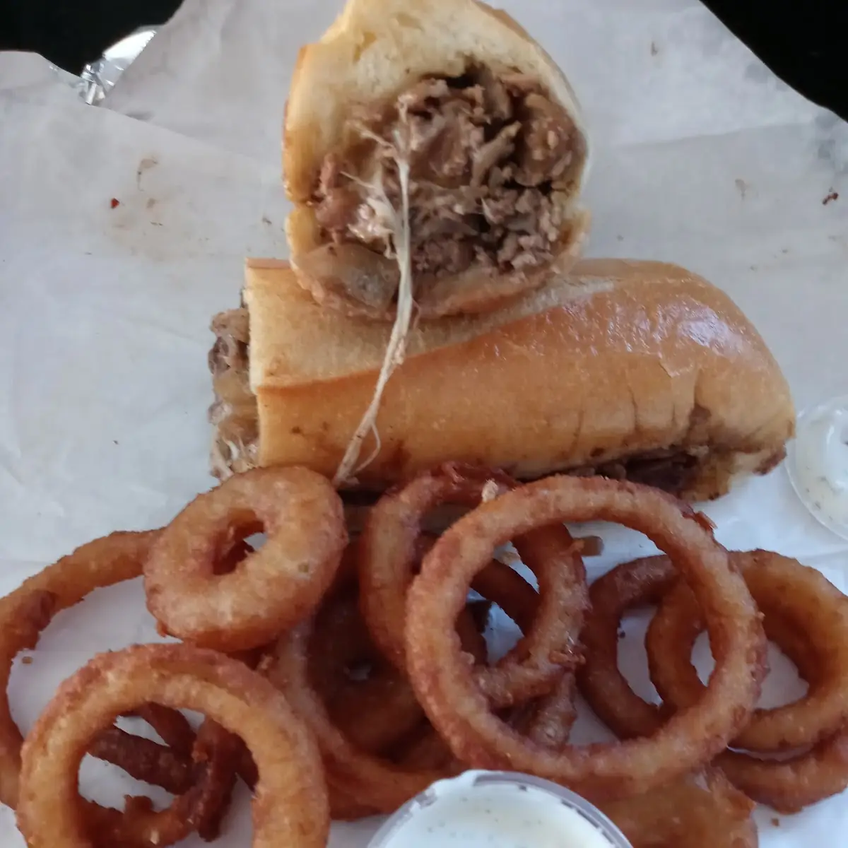 Philly Cheesesteak Onion Rings