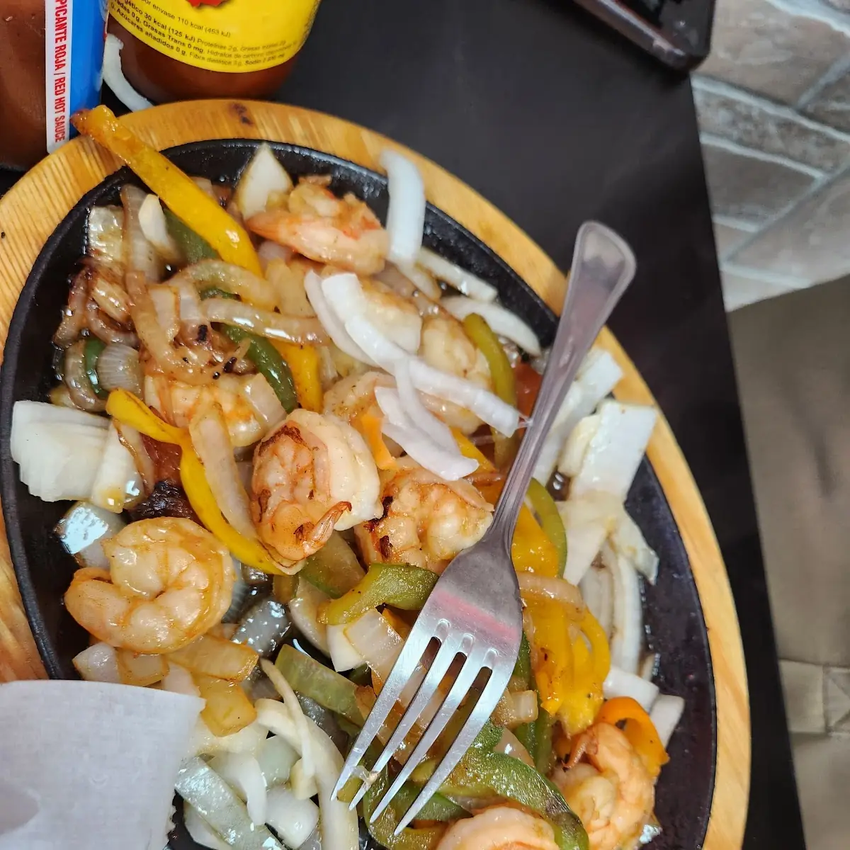 Fajitas de Camarón Shrimp Fajitas