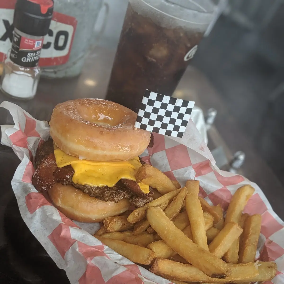 Half Pound Bacon Cheeseburger