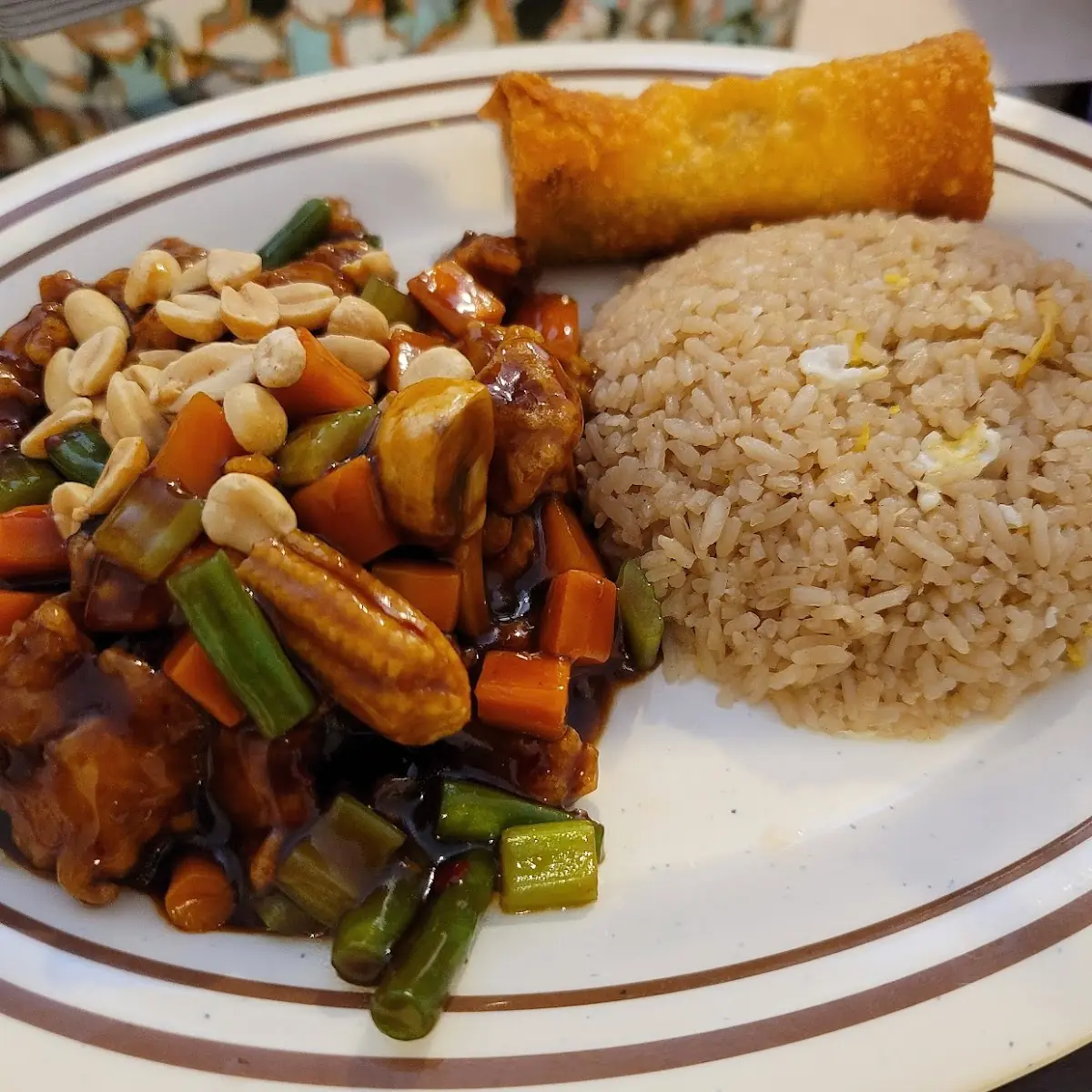 Triple Delight w Garlic Sauce