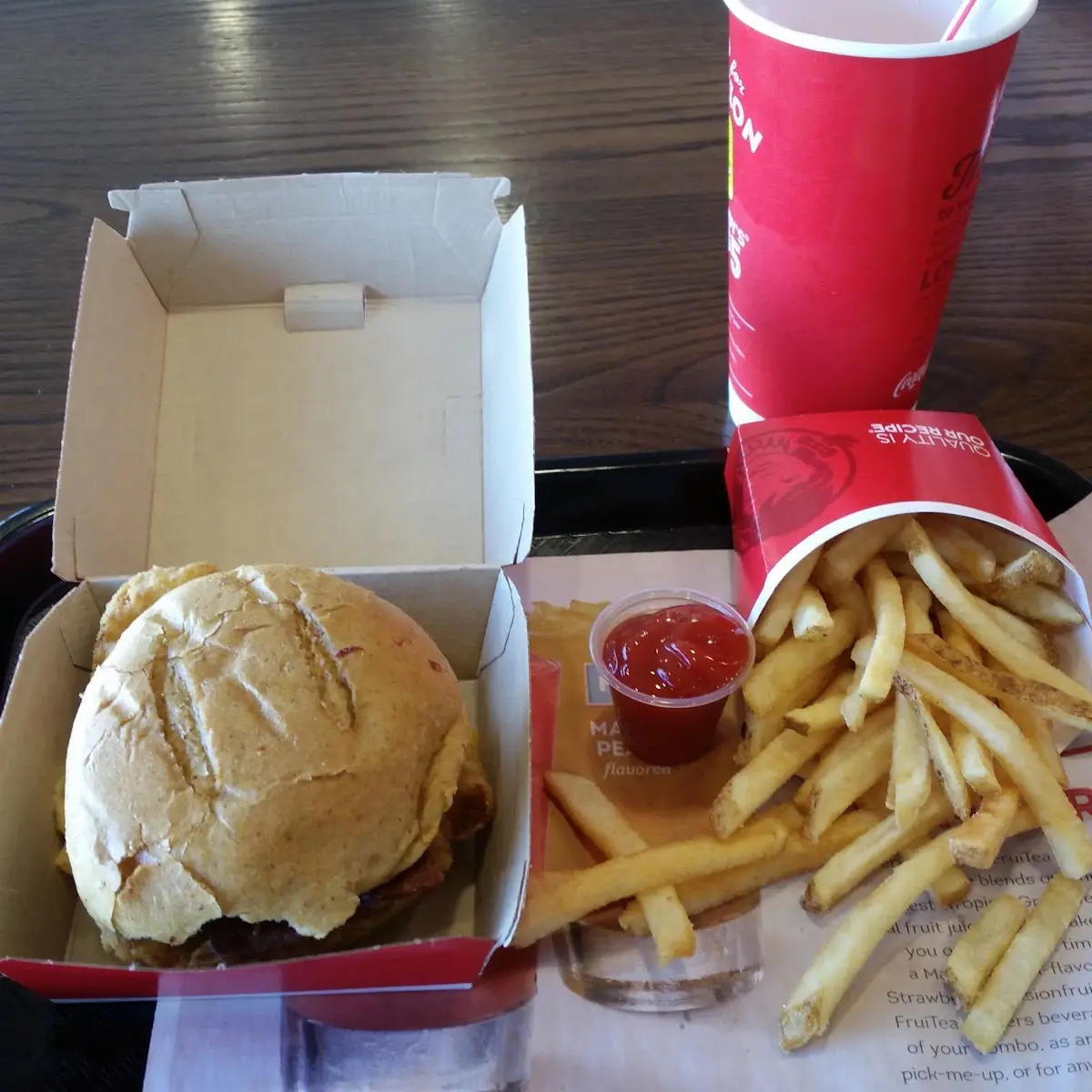 Junior Bacon Cheeseburger Combo