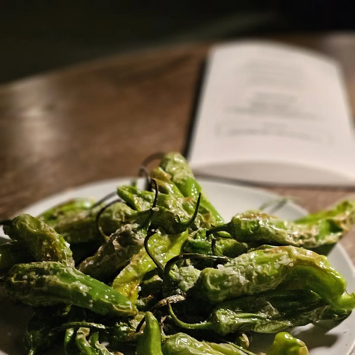 Blistered Shishito Peppers