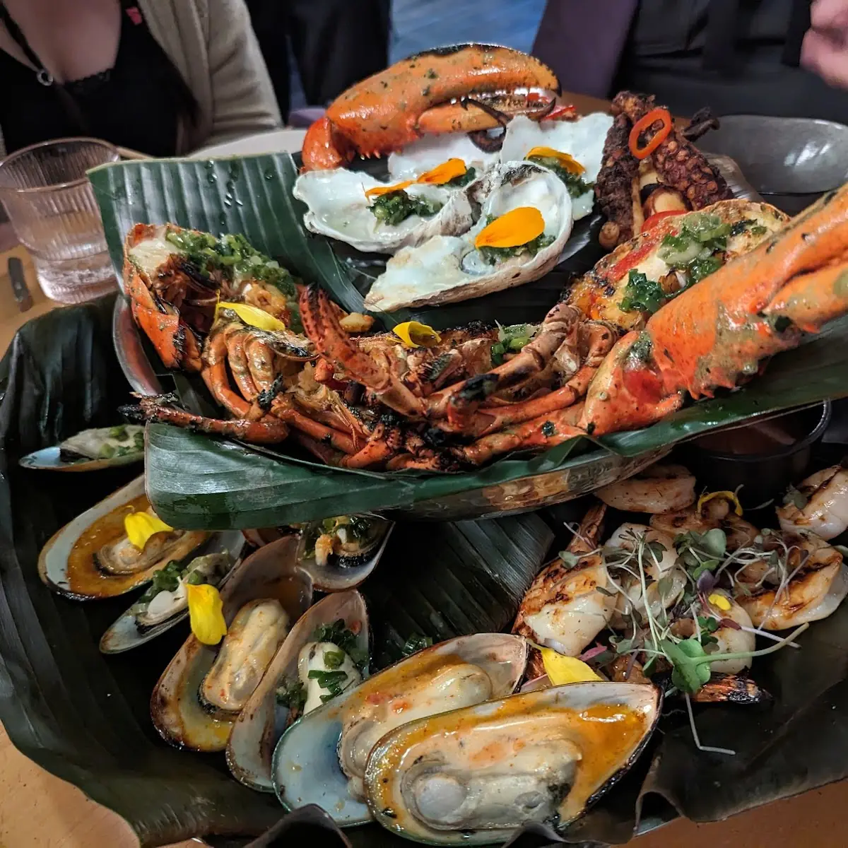 Grilled Seafood Tower