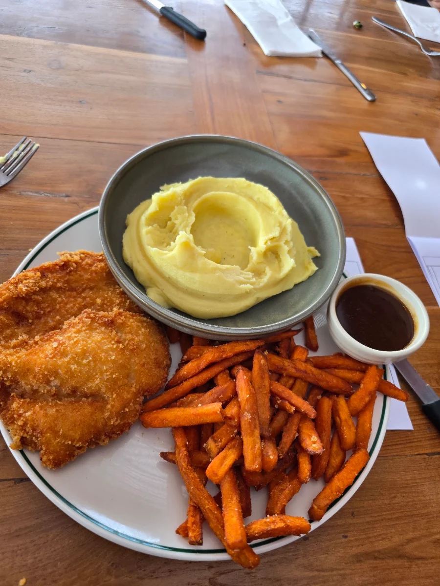 Chicken Snitzel, The Vineyard - Sydney