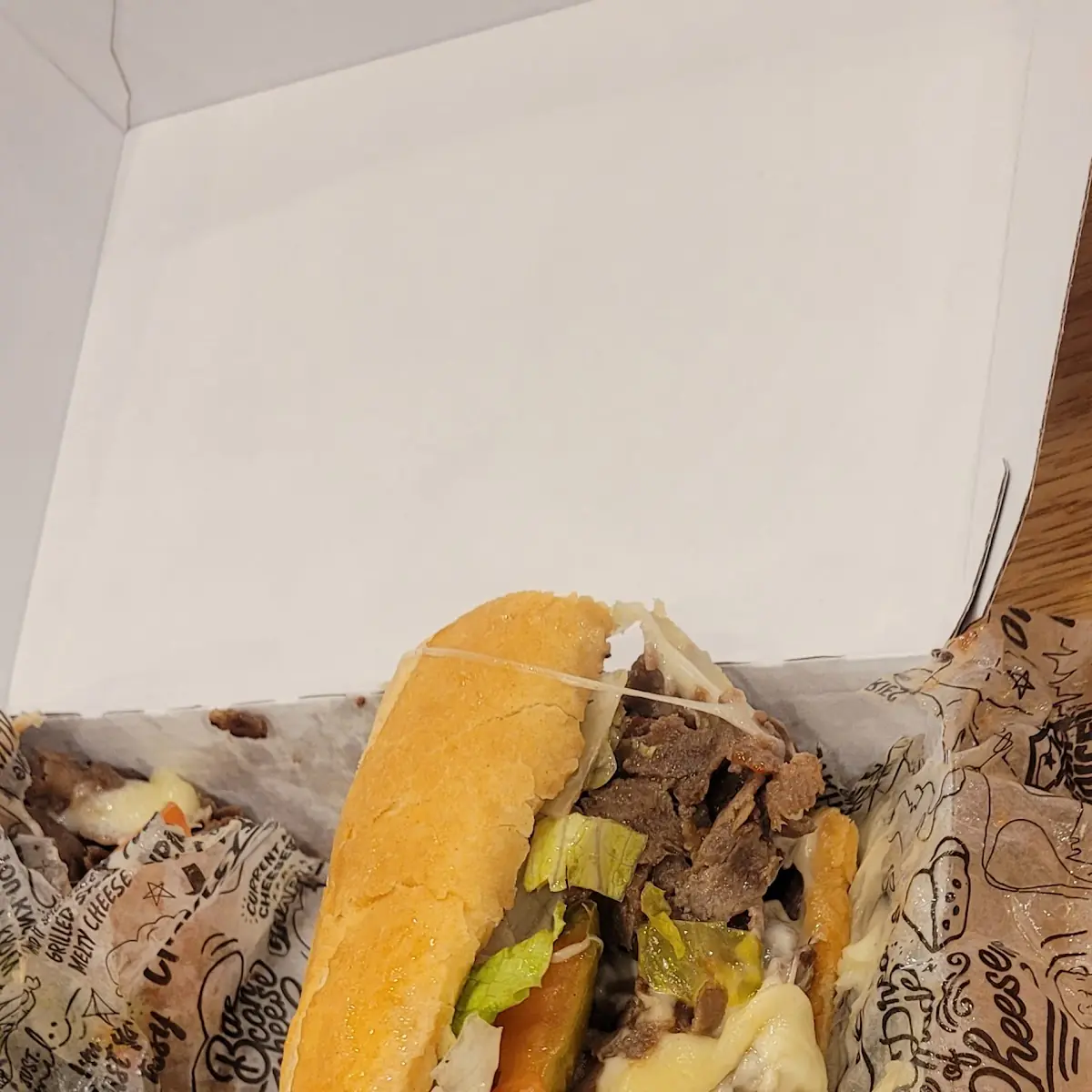 Philly Cheese Steak Sandwich