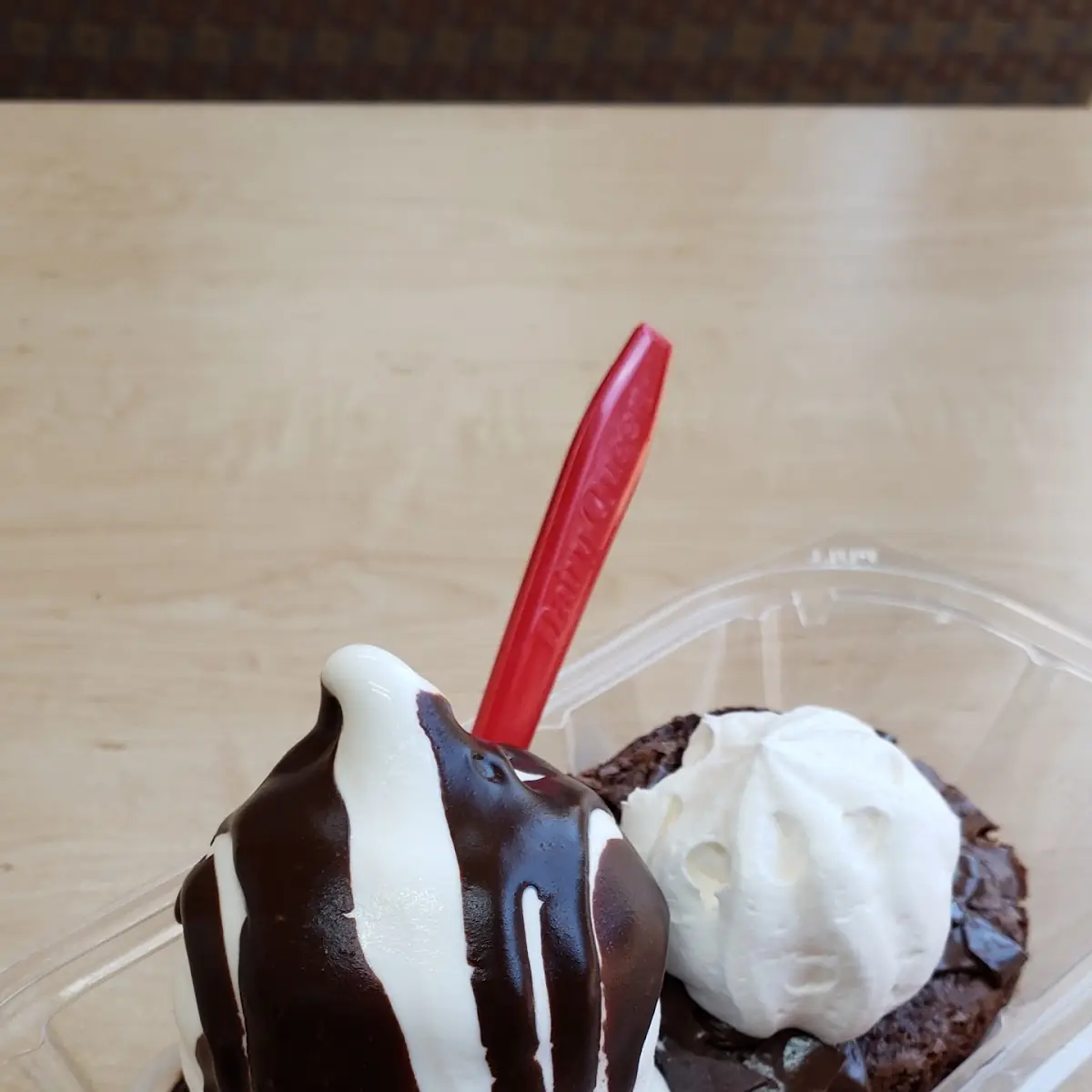 Triple Chocolate Brownie a La Mode