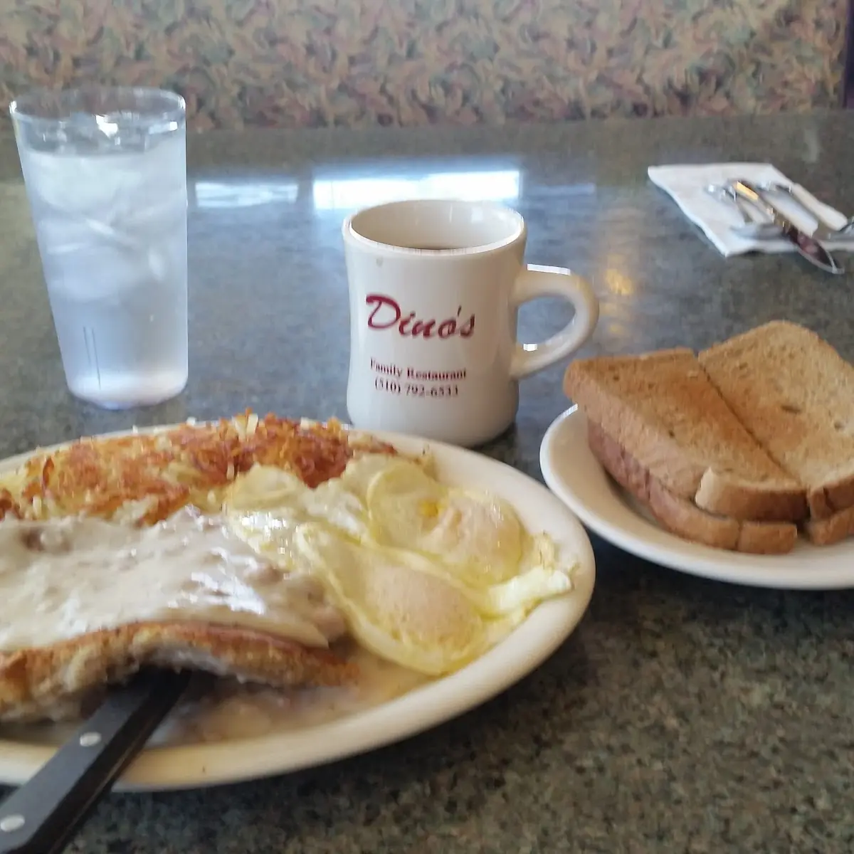 Chicken Fried Steak and Eggs