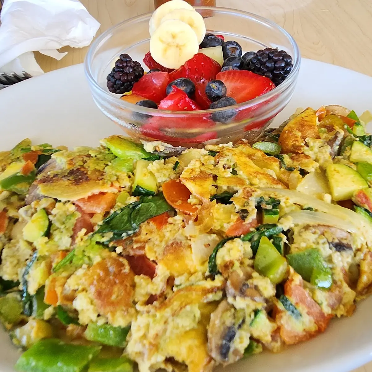 Veggie Omelette - 3 Veggies