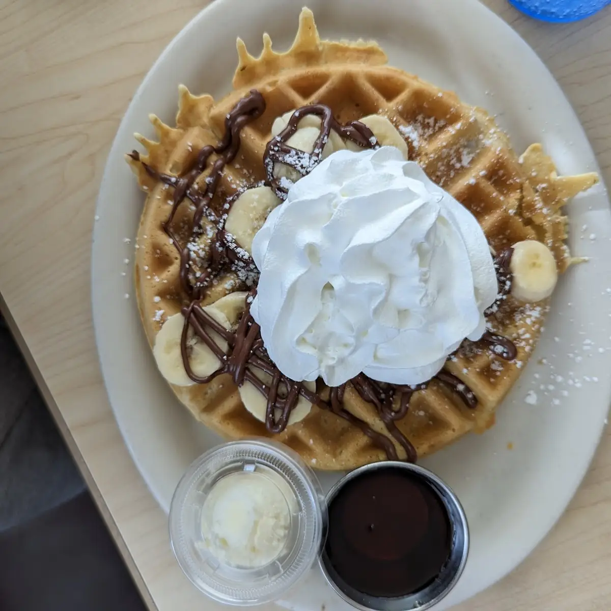 Waffle Banana Nutella Waffle