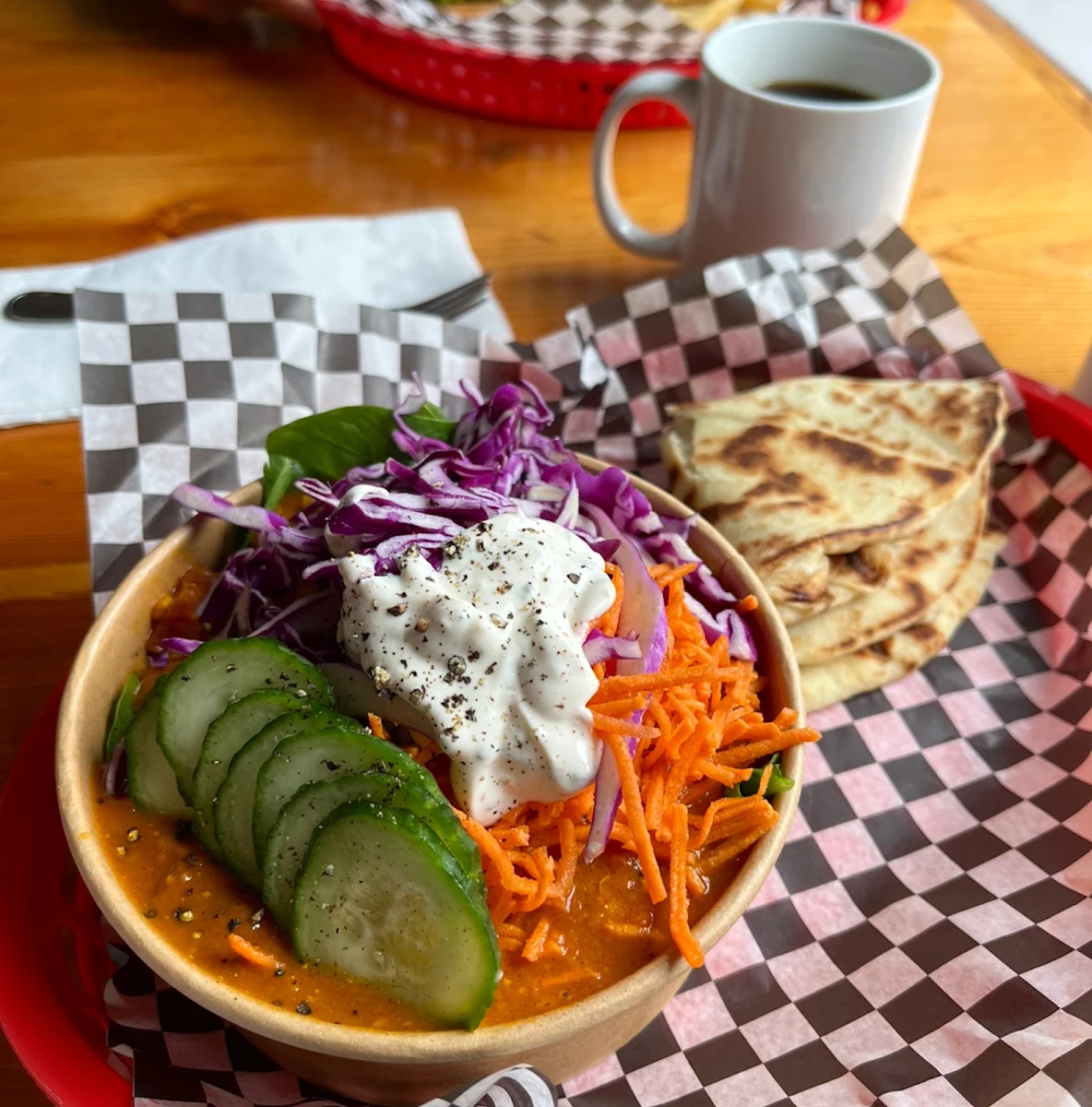 Veg Curry, The Siding Café