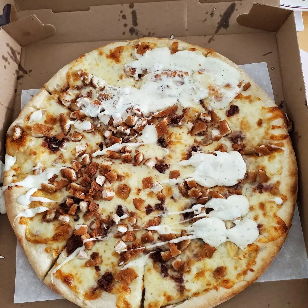 Bacon Ranch Chicken Pizza