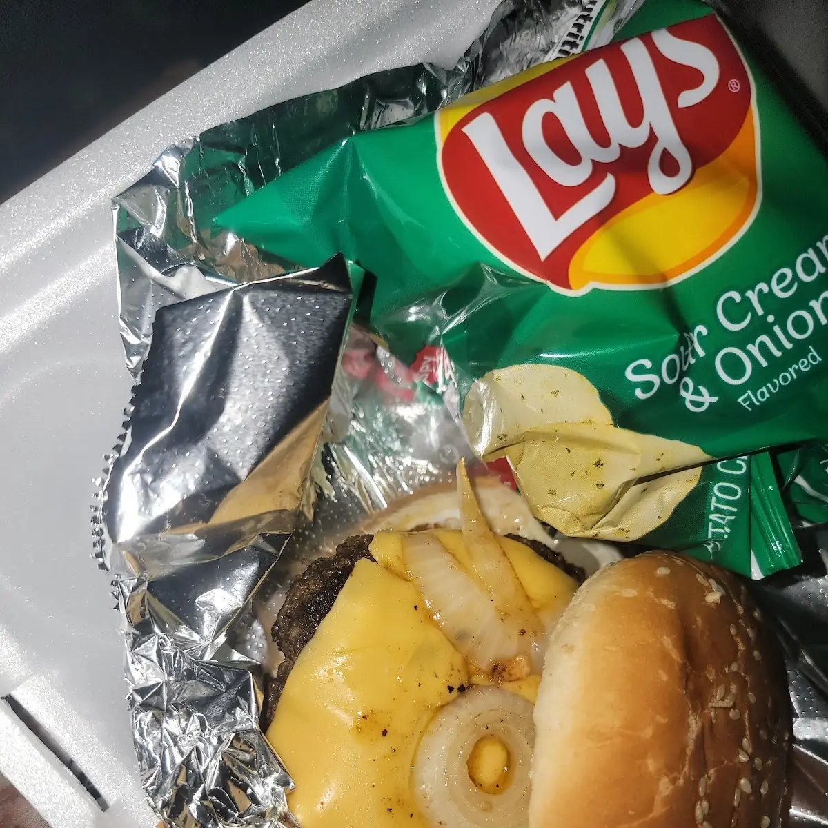 Cheeseburger Grilled Onions