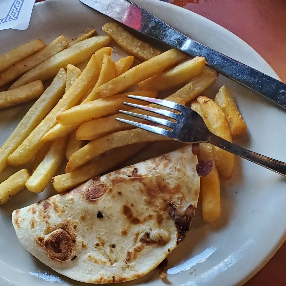 Soft Taco & Fries