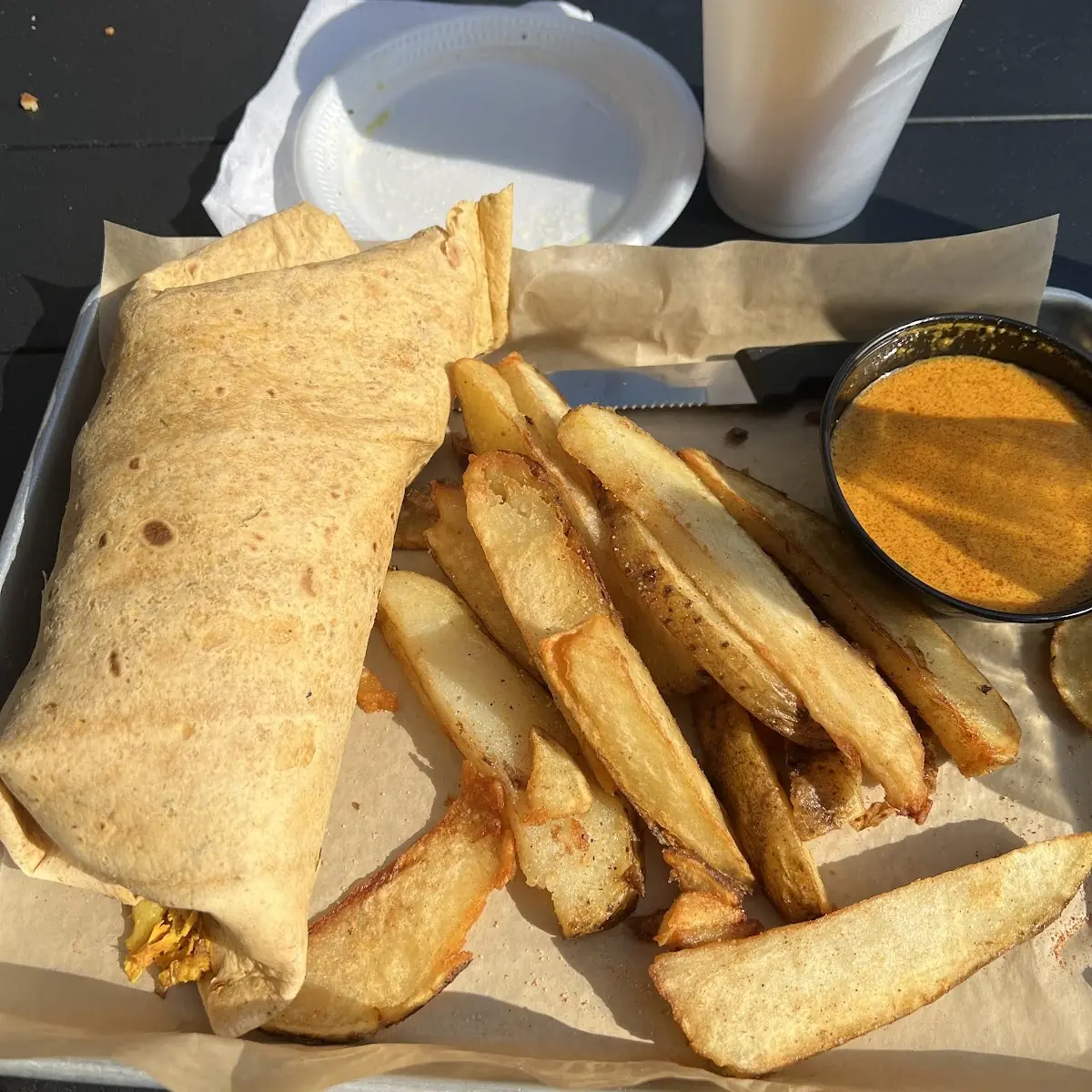 Chicken Curry Wrap