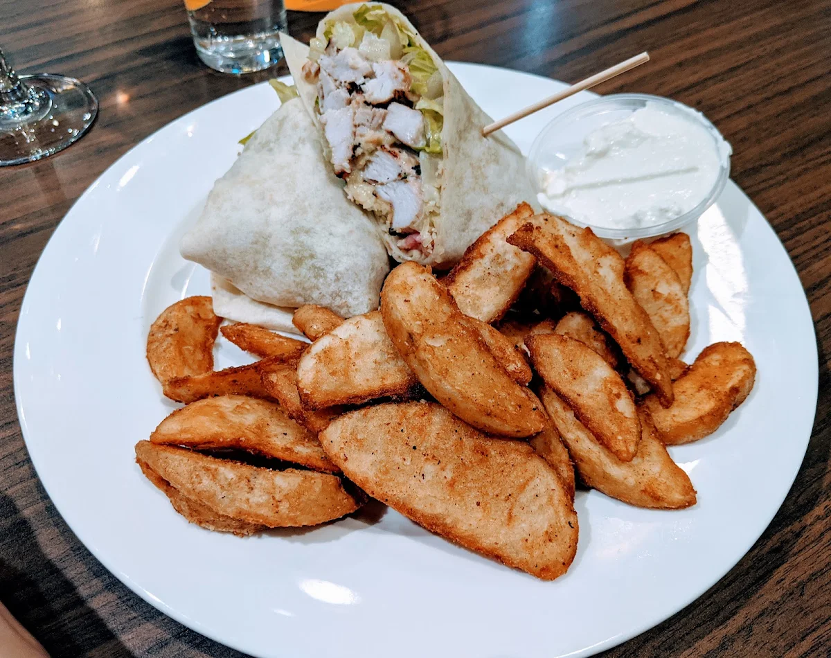Chicken Caesar Wrap, Blue Cattle Dog Hotel