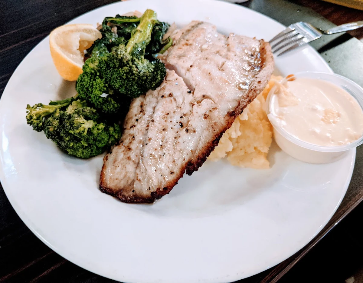 Pan Seared Fresh Barramundi, Blue Cattle Dog Hotel