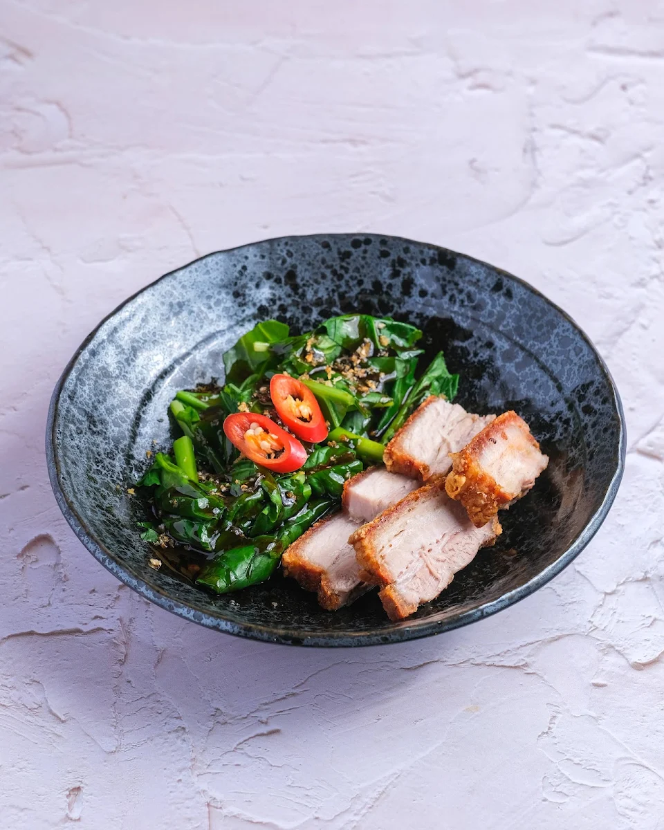 Crispy Pork Salad, SEASIDE Kitchen & Bar Burleigh heads