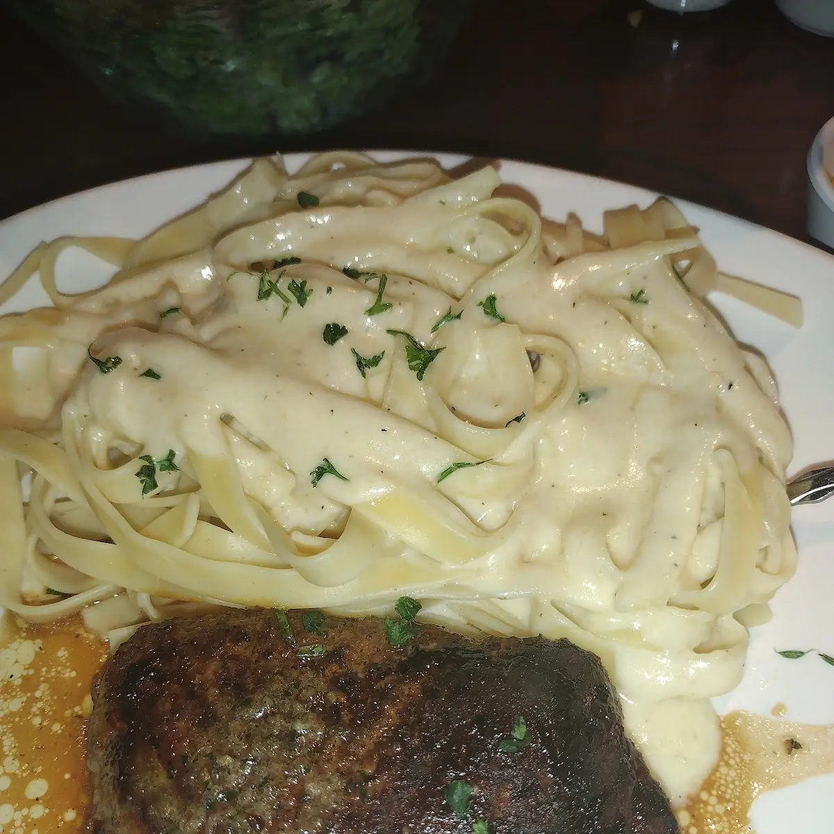 Steak Gorgonzola Alfredo