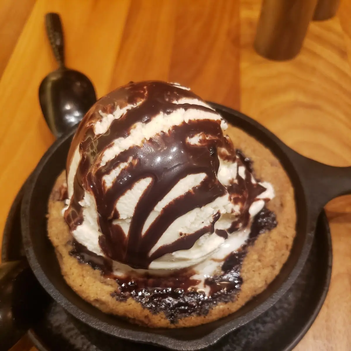 Chocolate Chip Cookie with Ice Cream