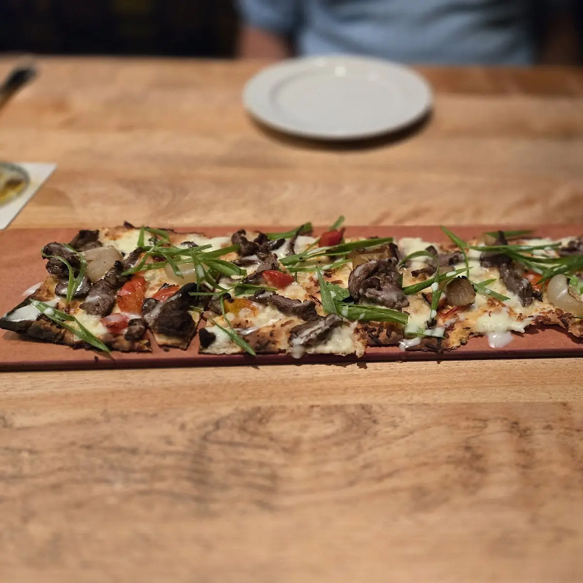 Pesto Chicken and Fresh Mozzarella Flatbread
