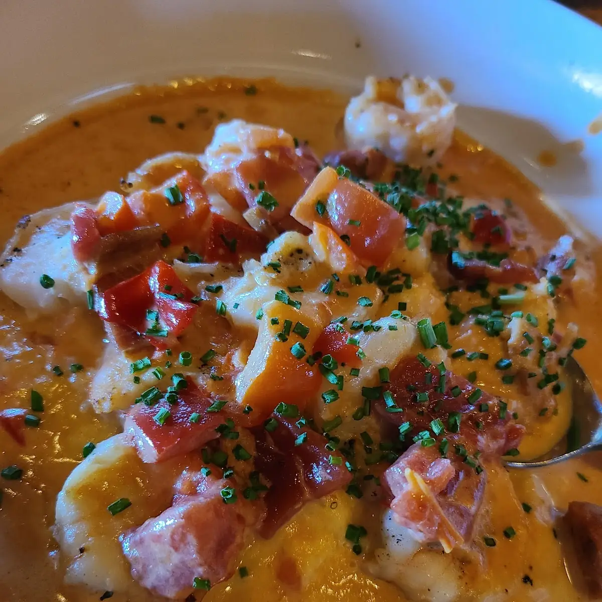 Wood-Grilled Shrimp and Grits