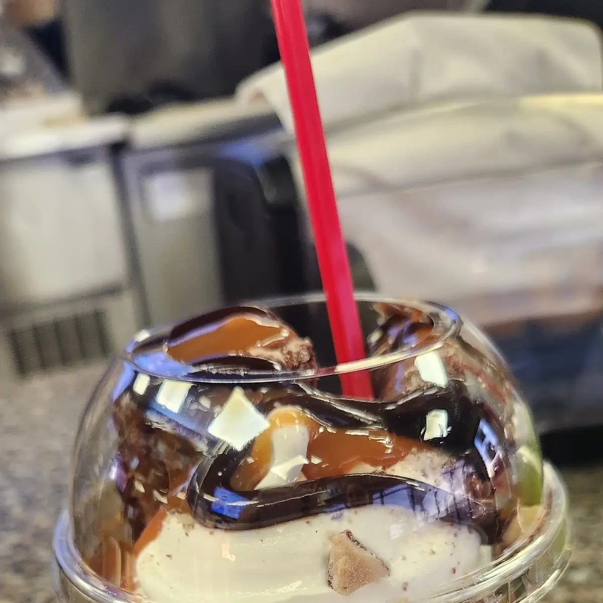 Hot Fudge Caramel Sundae