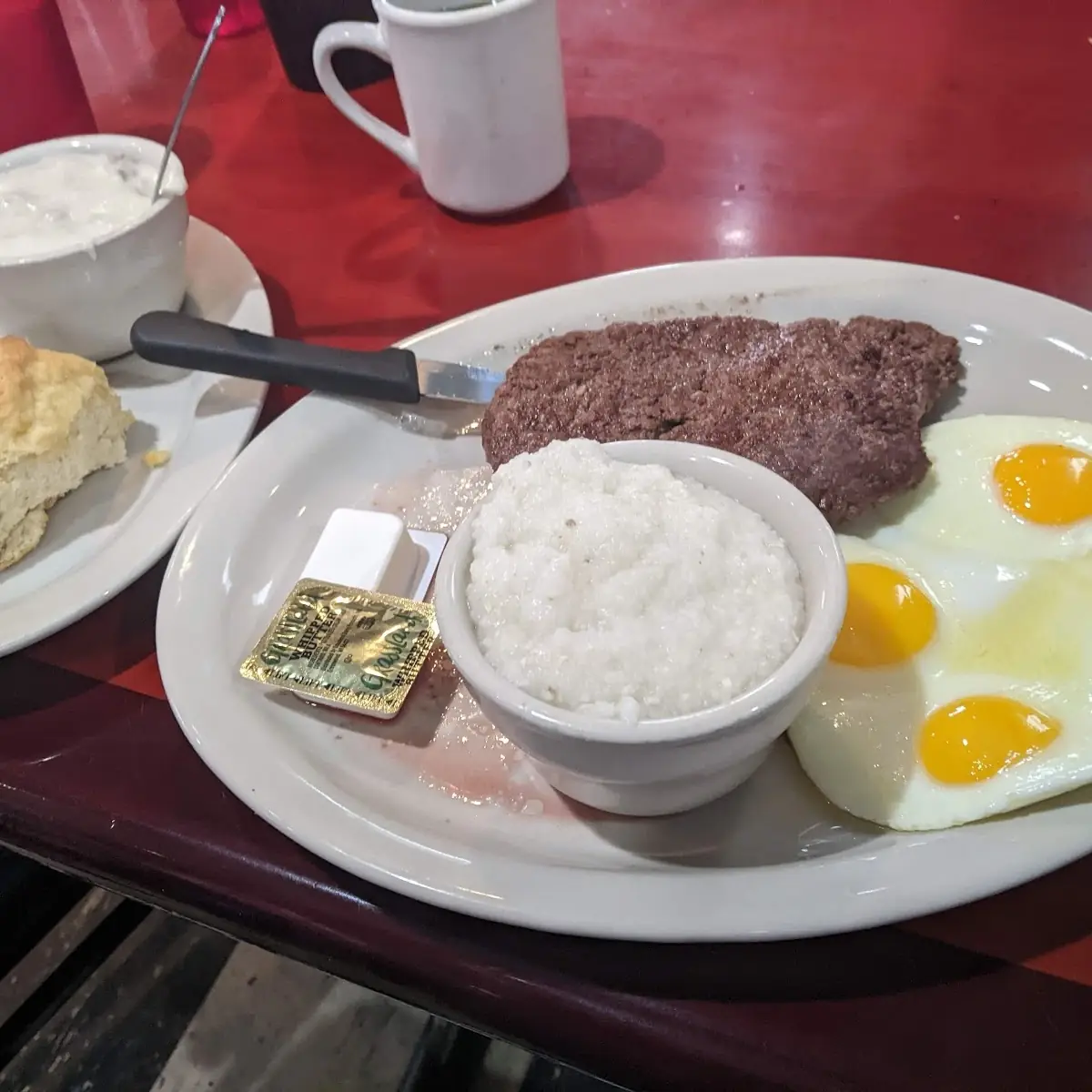 Sausage Steak & Eggs