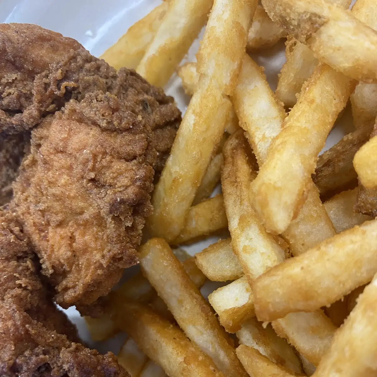 Fried Chicken Tenders with Fries