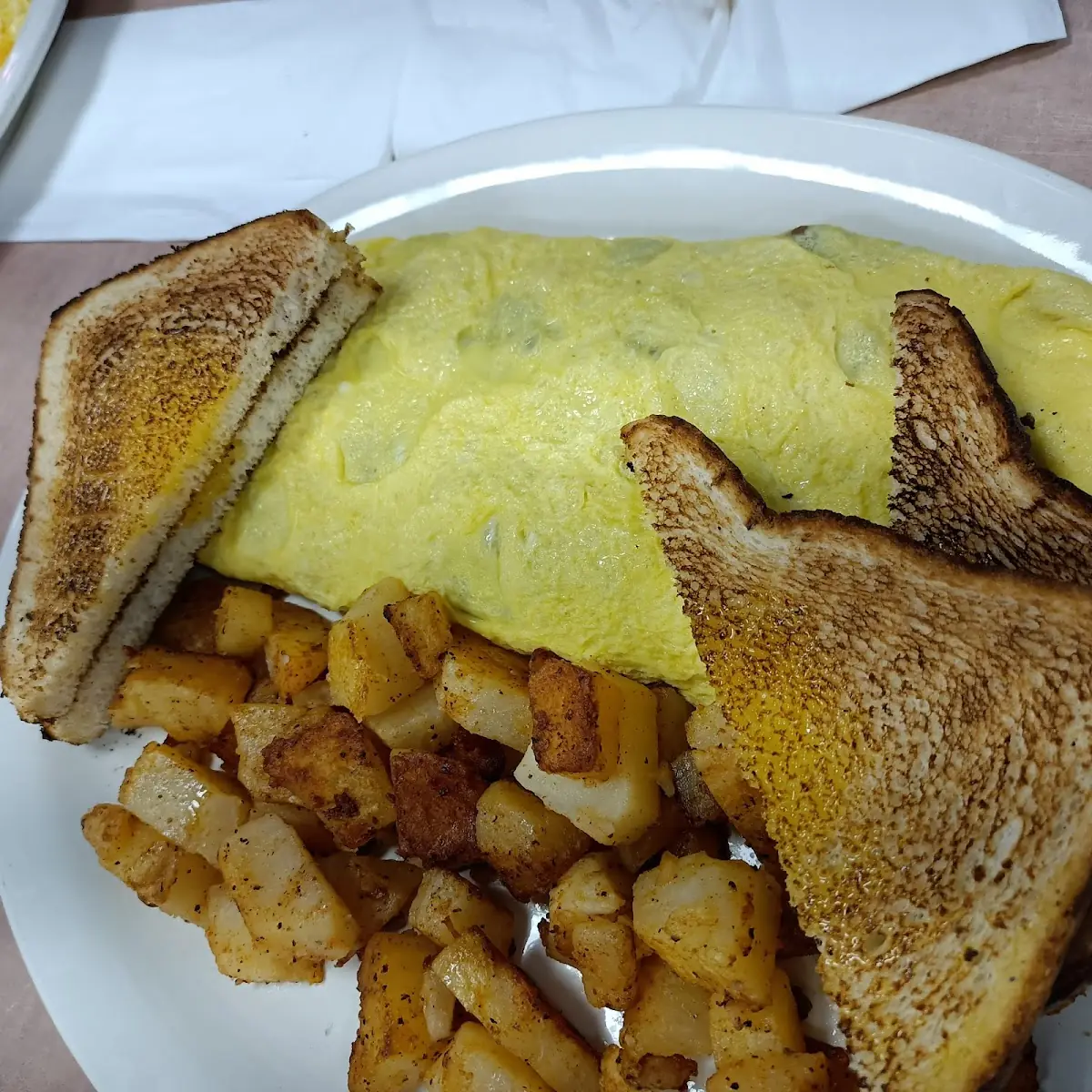 Philly Cheese Steak Omelette Toast