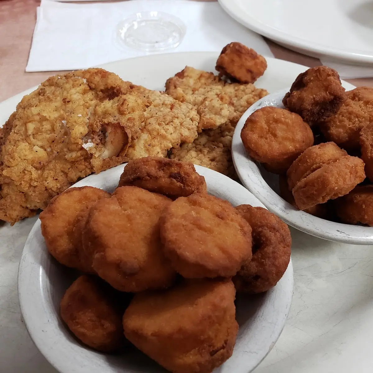 Pork Chops Special and Fried Squash