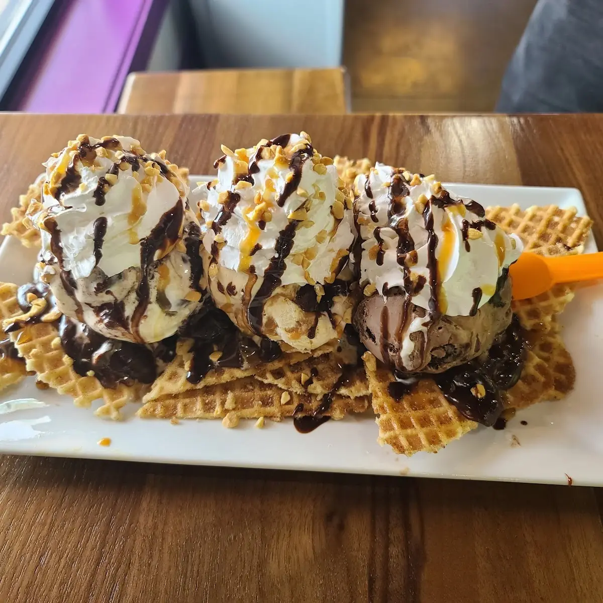 Hot Fudge Nachos