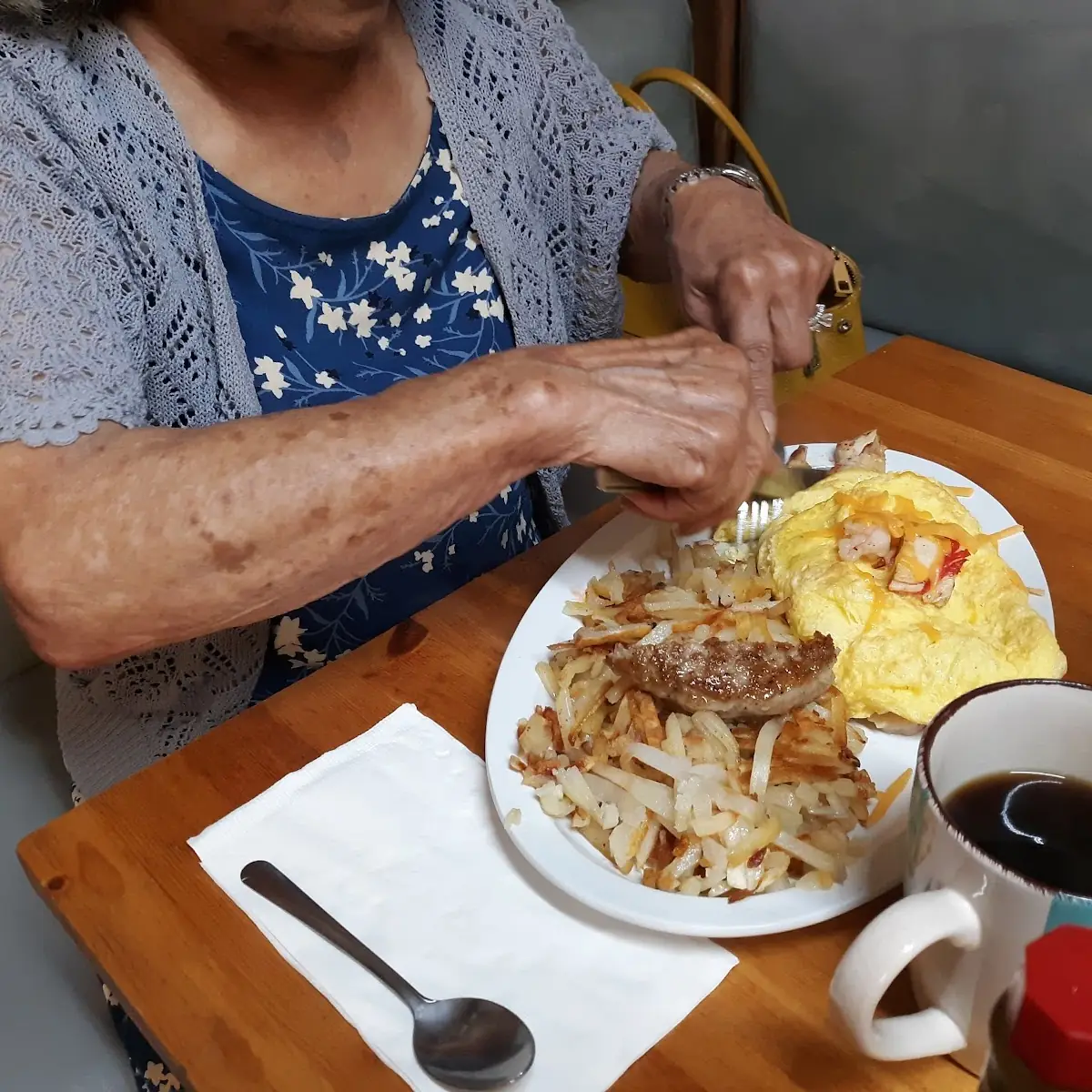 Seafood Omelette