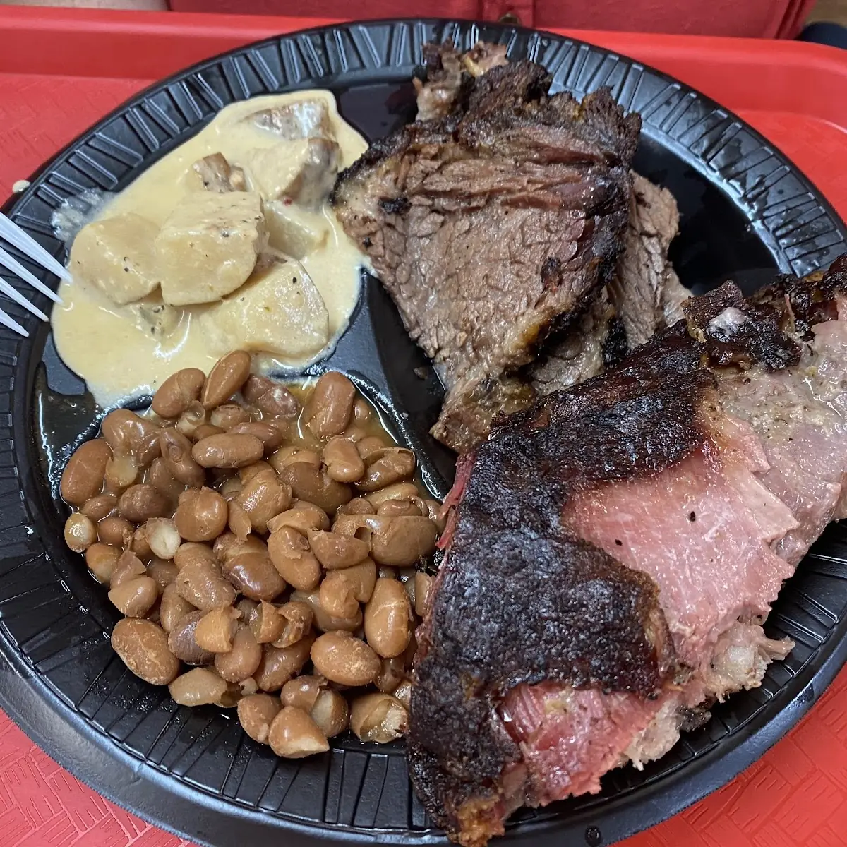 Lamb Ribs and Brisket