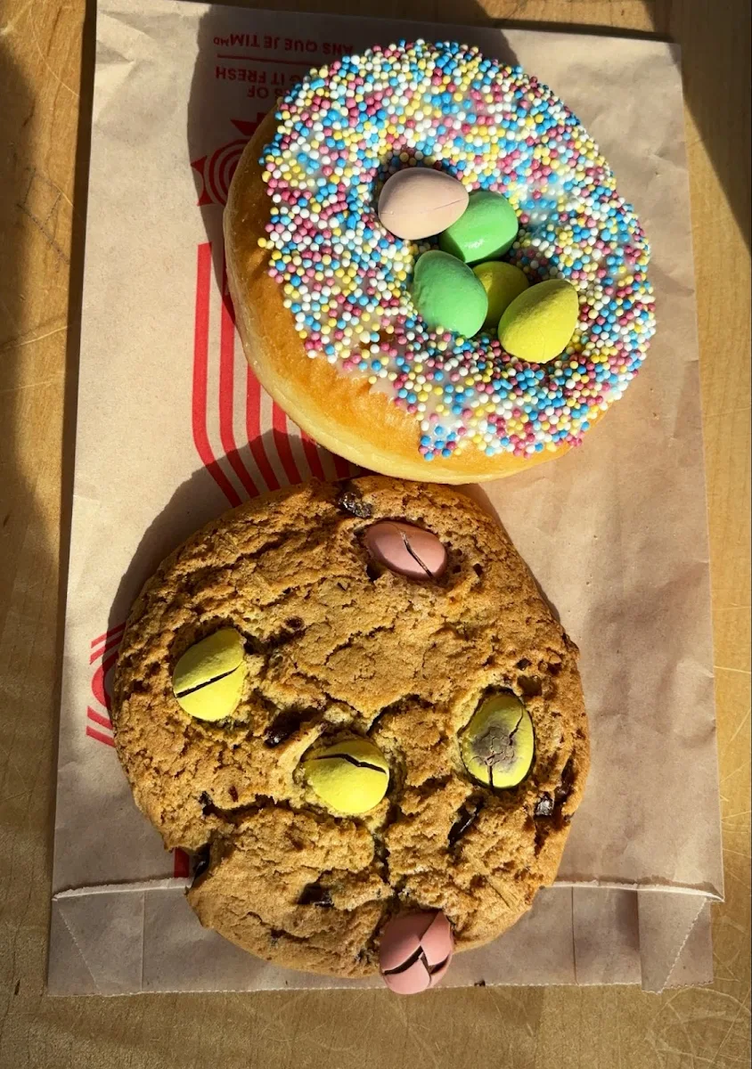 Mini Eggs Donut and Mini Eggs Cookie, Tim Hortons