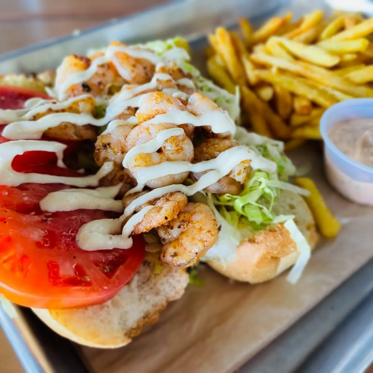 PO Boy Grilled Shrimp