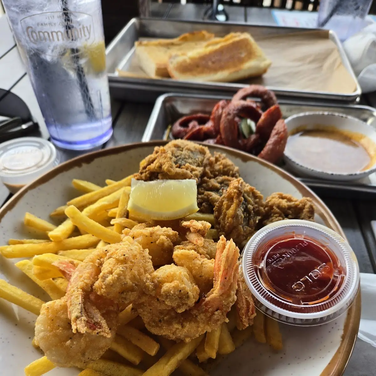 Shrimp and Oyster Platter