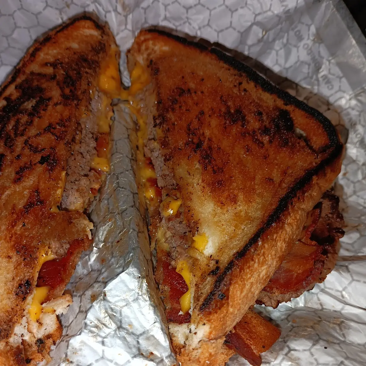 Texas Bacon Patty Melt