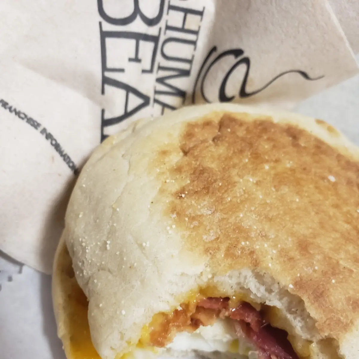 English Muffin with Bacon Egg & Cheese