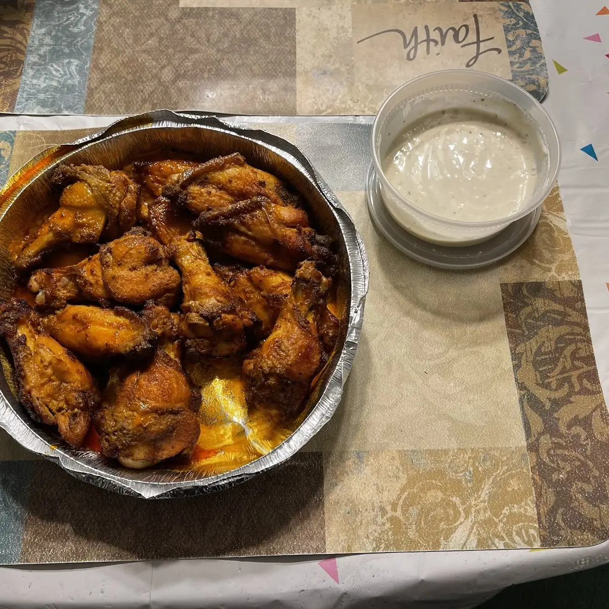 12 PC Double Baked Wings Choose Flavor