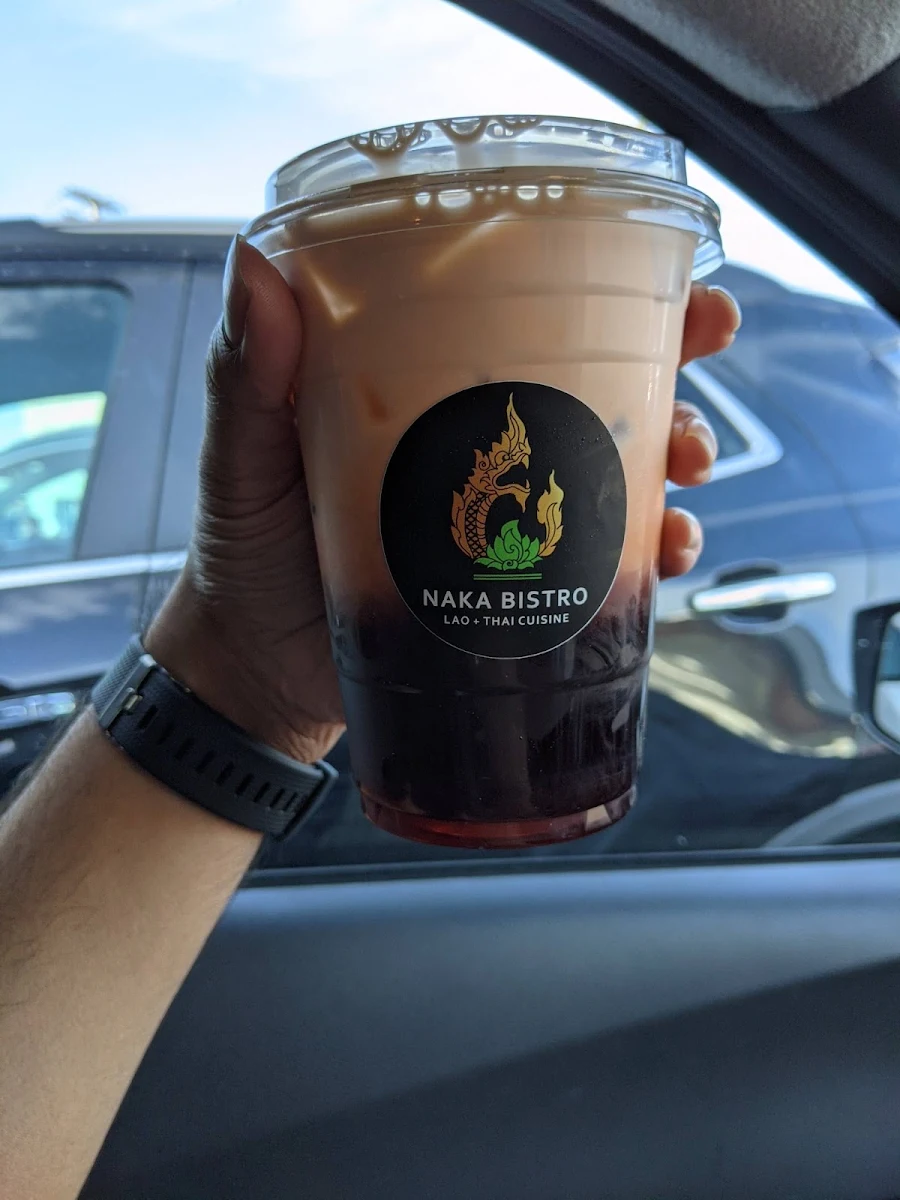 Thai Iced Tea, Naka Bistro Lao & Thai Cuisine