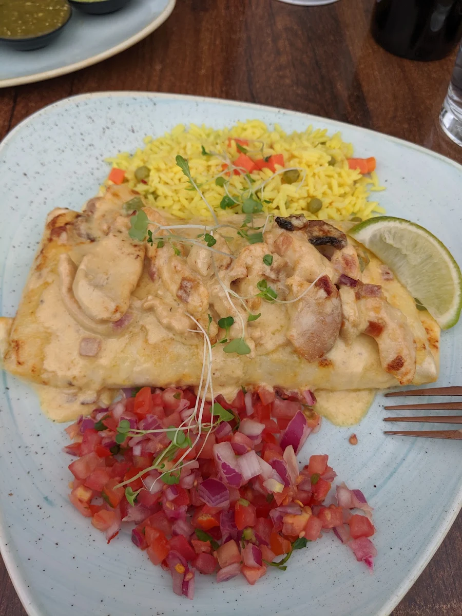 Enchilada Especial gfbr, Rosa Mexicano - South Melbourne