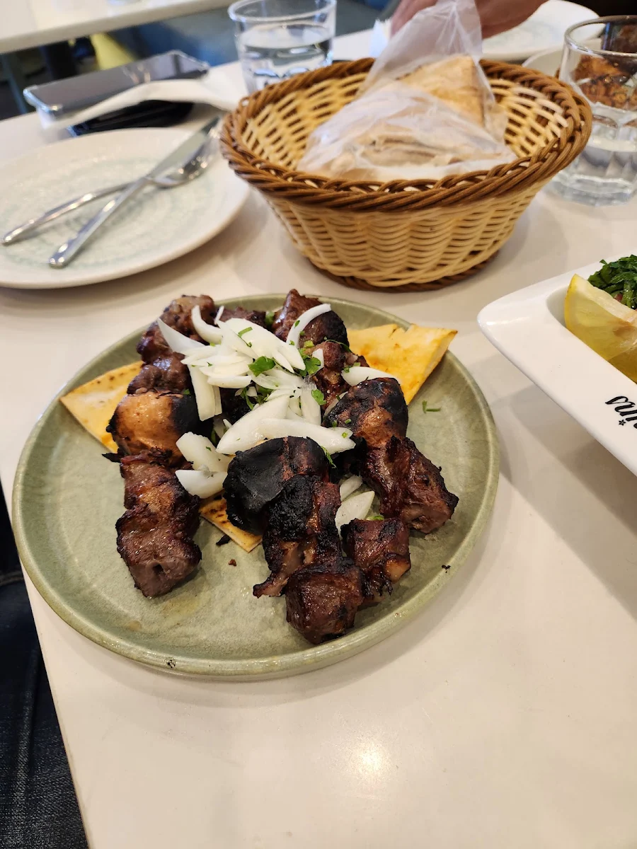 Lamb Skewers 3, Jasmin one lebanese restaurant brighton